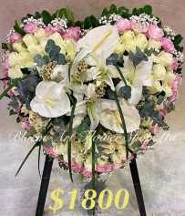 Sympathy Heart Wreath - CODE 95791